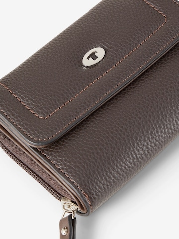 TOM TAILOR Wallet in Brown