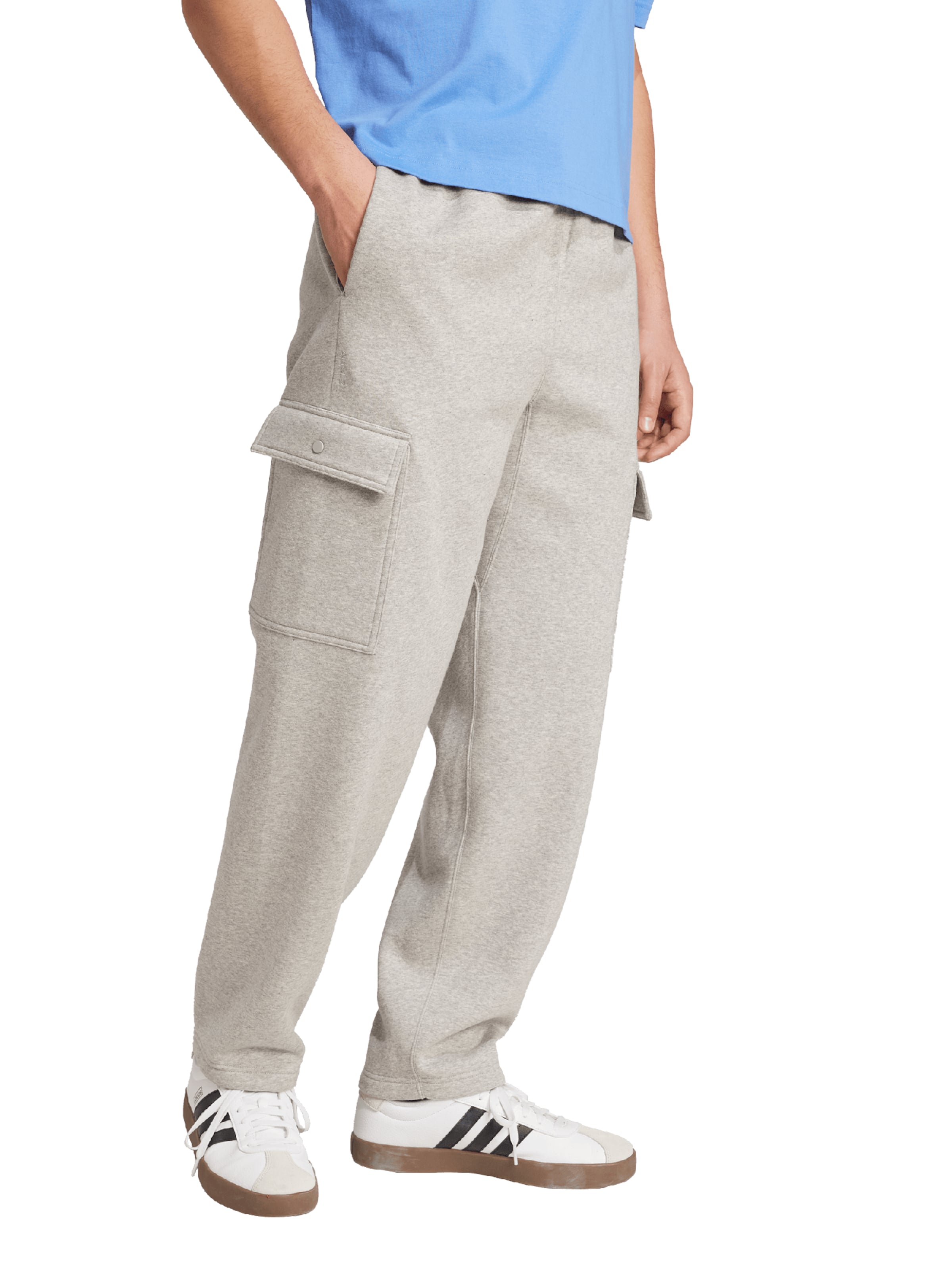 ADIDAS SPORTSWEAR Loosefit Sportbyxa 'A SZN' i grå