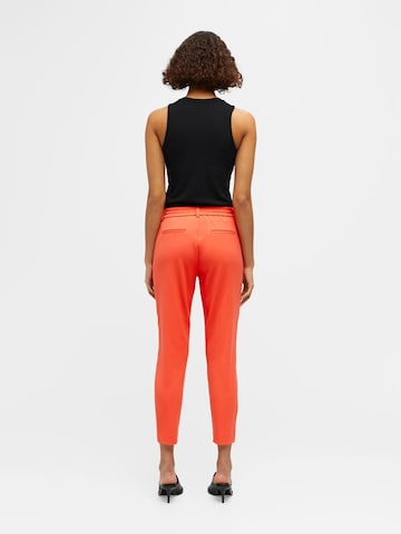 Coupe slim Pantalon à pince OBJECT en orange