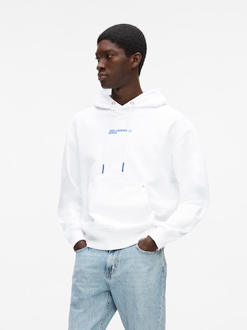 KARL LAGERFELD JEANS Mikina - Biela