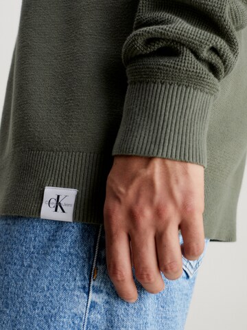 Pull-over Calvin Klein Jeans en vert