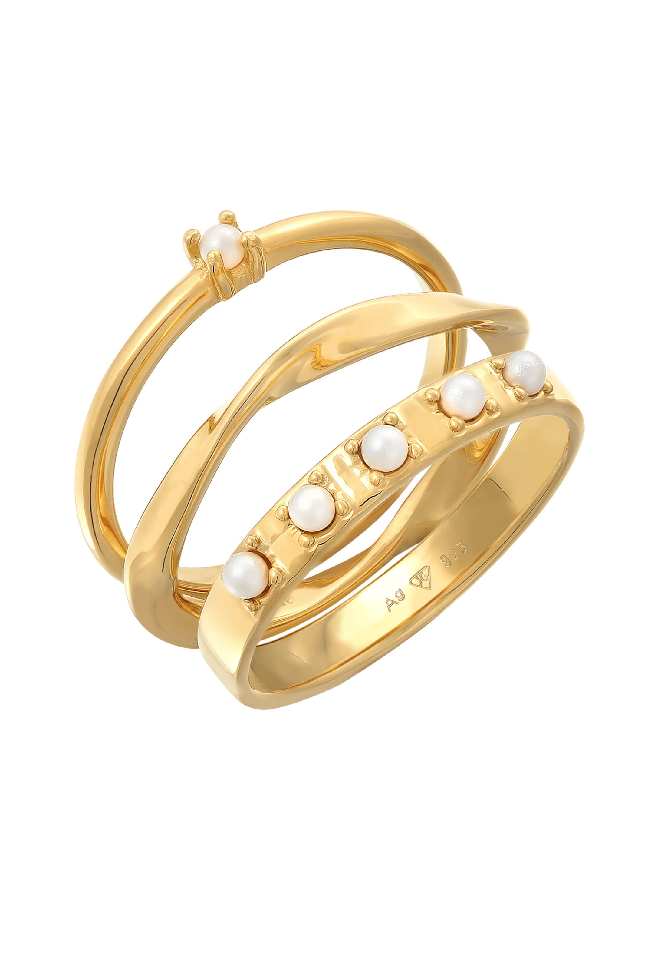 Parure de bijoux ELLI en or : devant