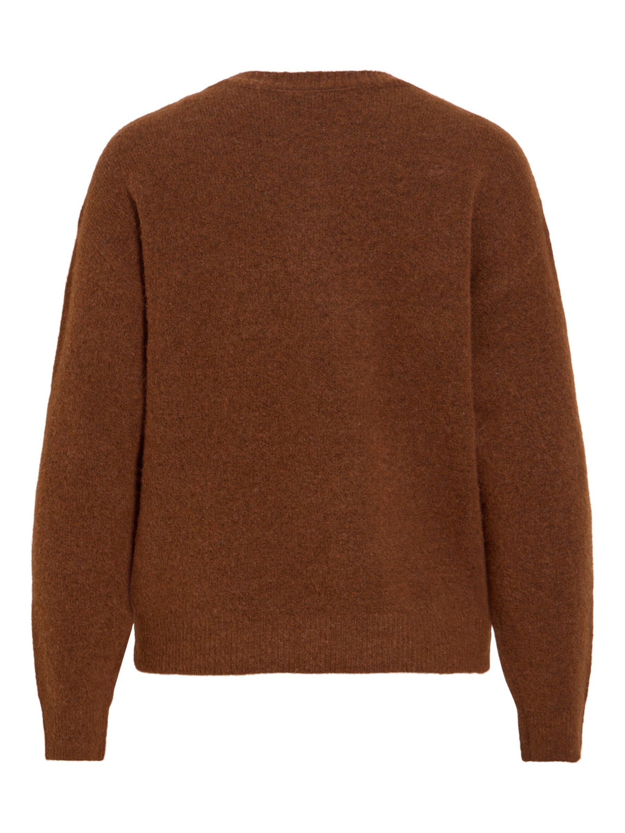 VILA Sweater 'VILuna' in Brown