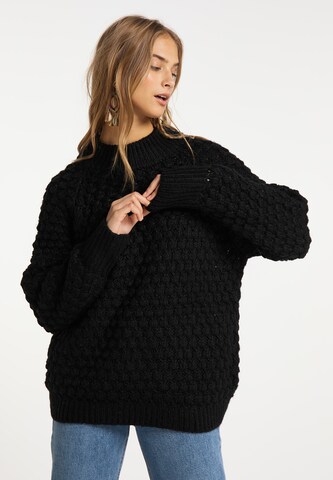 IZIA Strickpullover in Schwarz: predná strana