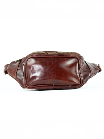 lePelou Fanny Pack 'TINO' in Brown: front