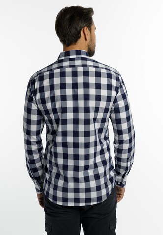 DreiMaster Klassik Slim fit Zakelijk overhemd in Blauw