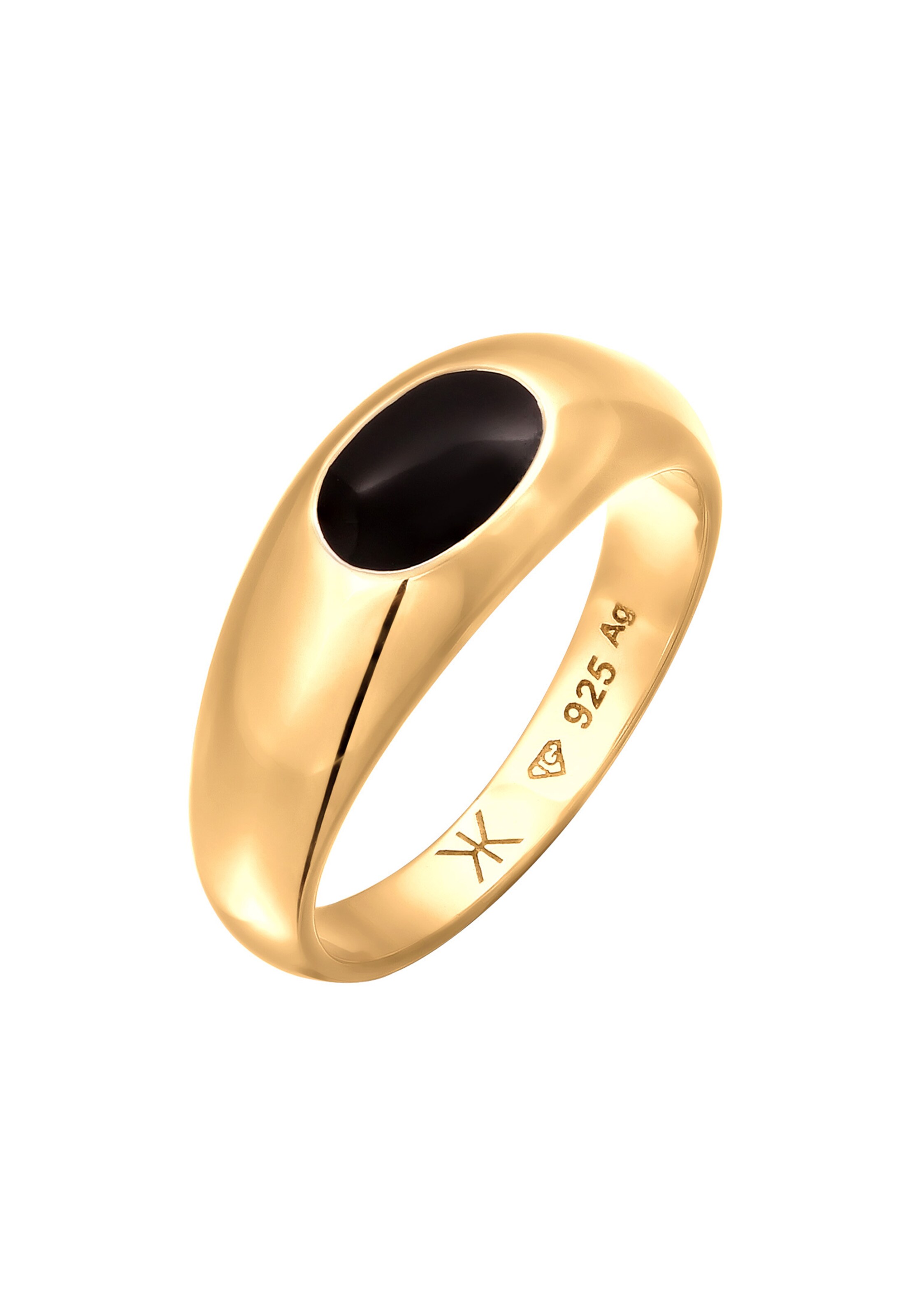 KUZZOI Siegelring in Gold: Vorderseite