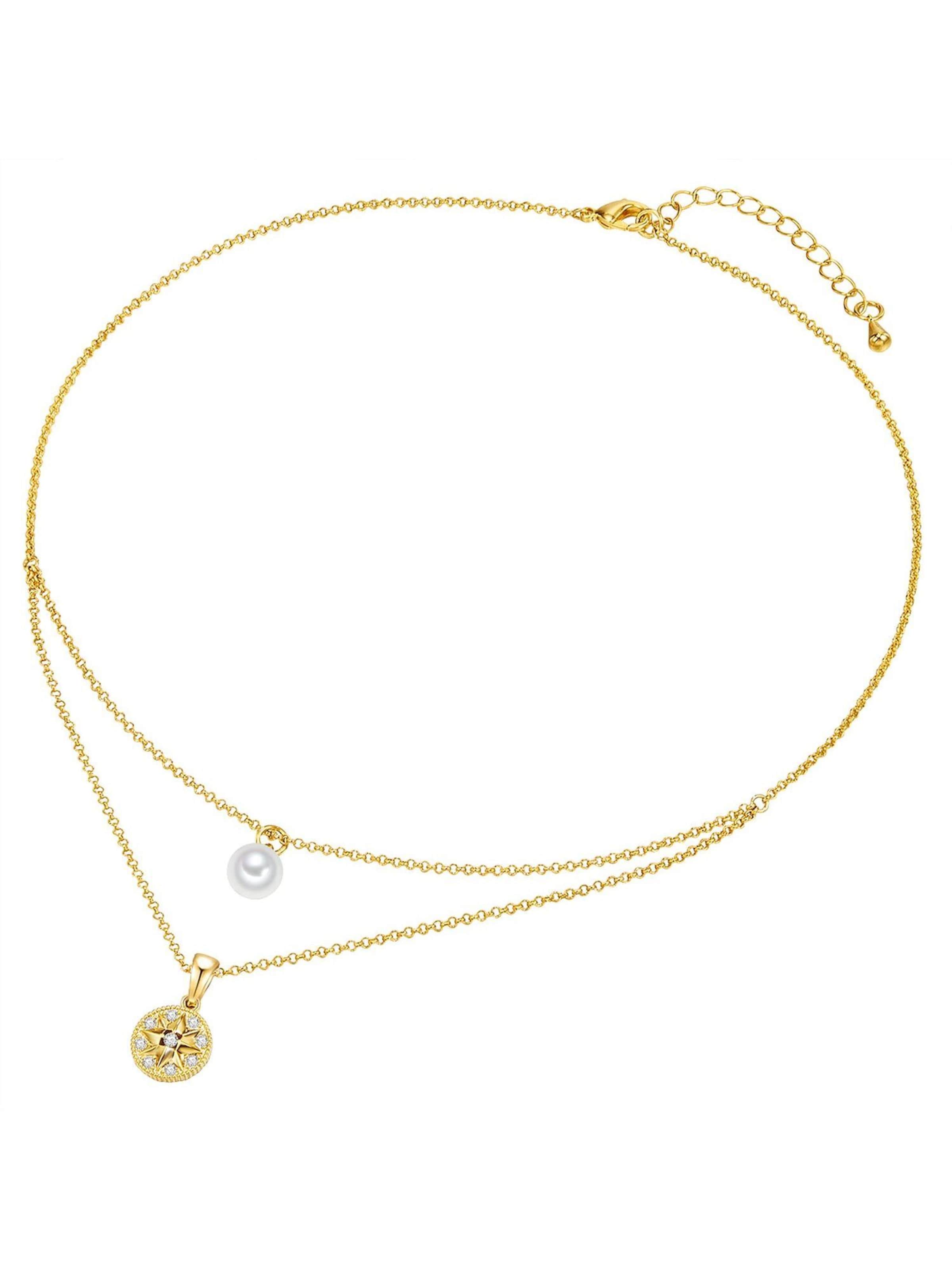 Collana di Lulu & Jane in oro: frontale