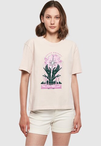 Maglietta 'Shine Bright' di Mister Tee in rosa: frontale