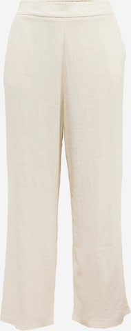 Wide Leg Pantalon 'VINSTY' PIECES Curve en beige : devant
