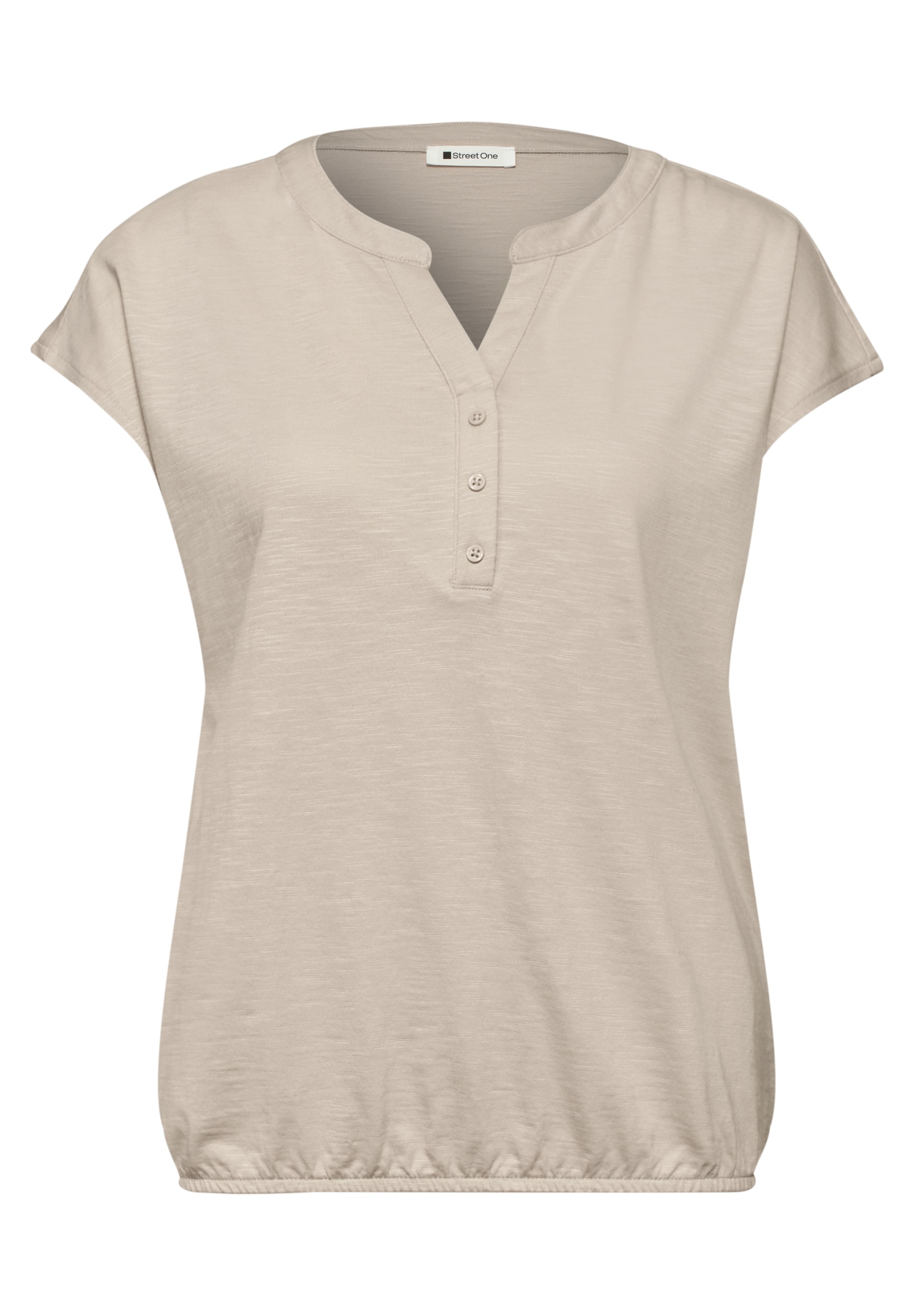 STREET ONE Shirt in Beige: Vorderseite