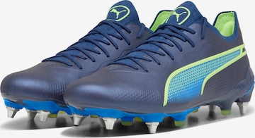 Chaussure de foot 'King Ultimate' PUMA en bleu : devant