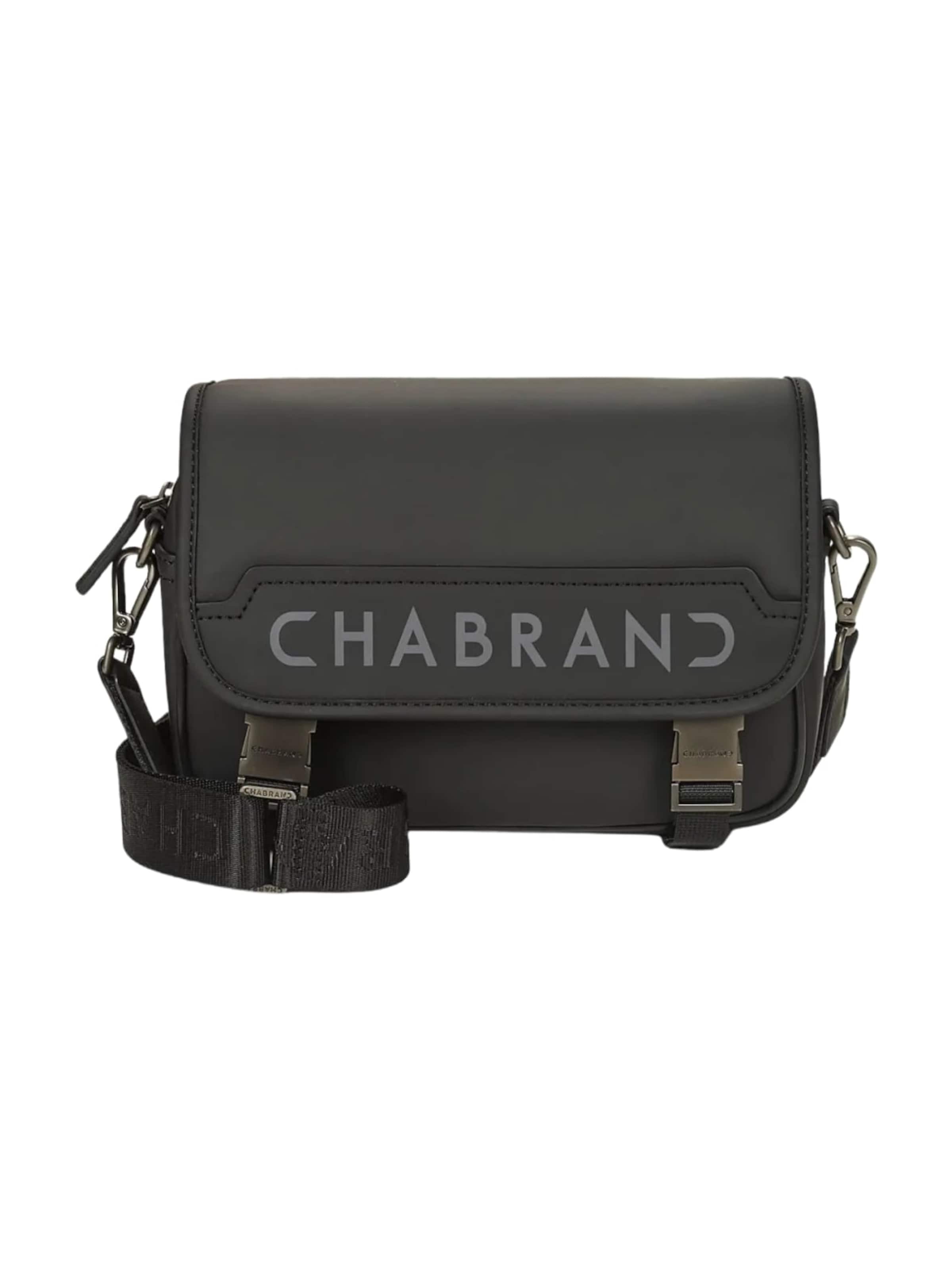 Chabrand Messenger 'Chabrand Sacoche zippée Touch Bis Noir' in Black: front