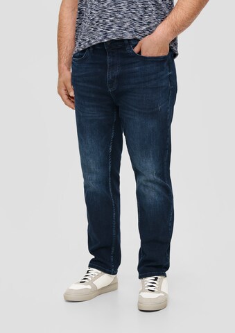 s.Oliver Slimfit Jeans 'Casby' in Blauw: voorkant