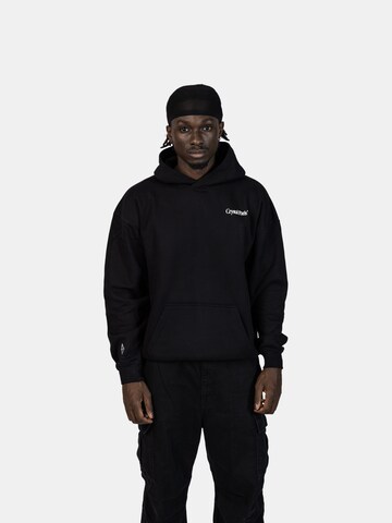 Crystal Paris Sweatshirt 'Time'‌‌‌ in Schwarz