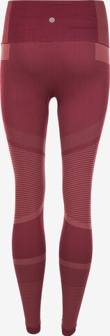 Athlecia Skinny Sporthose 'SEMARAN SEAMLESS' in Rot