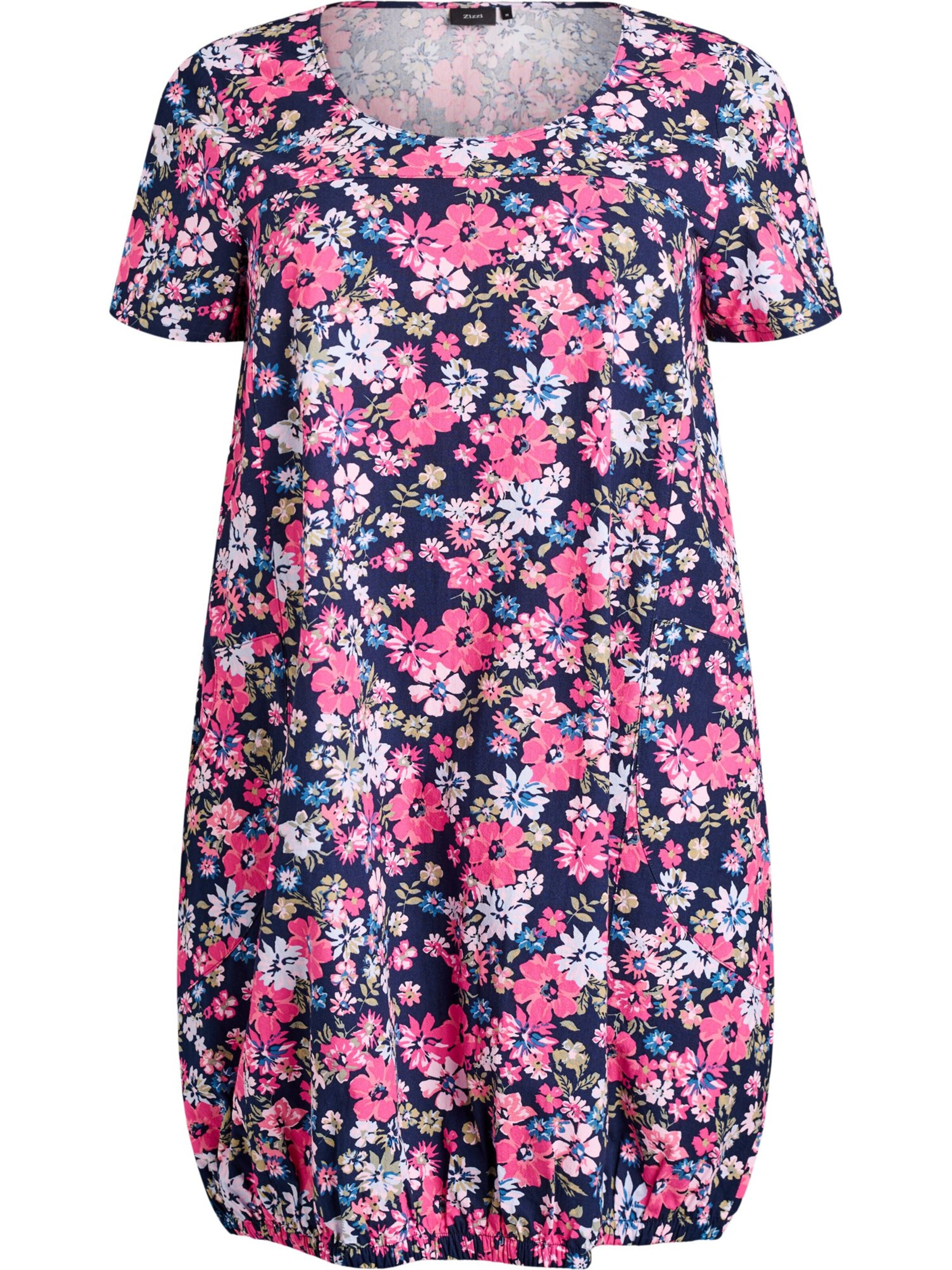 Zizzi Šaty 'Jeasy' - Modrá: predná strana