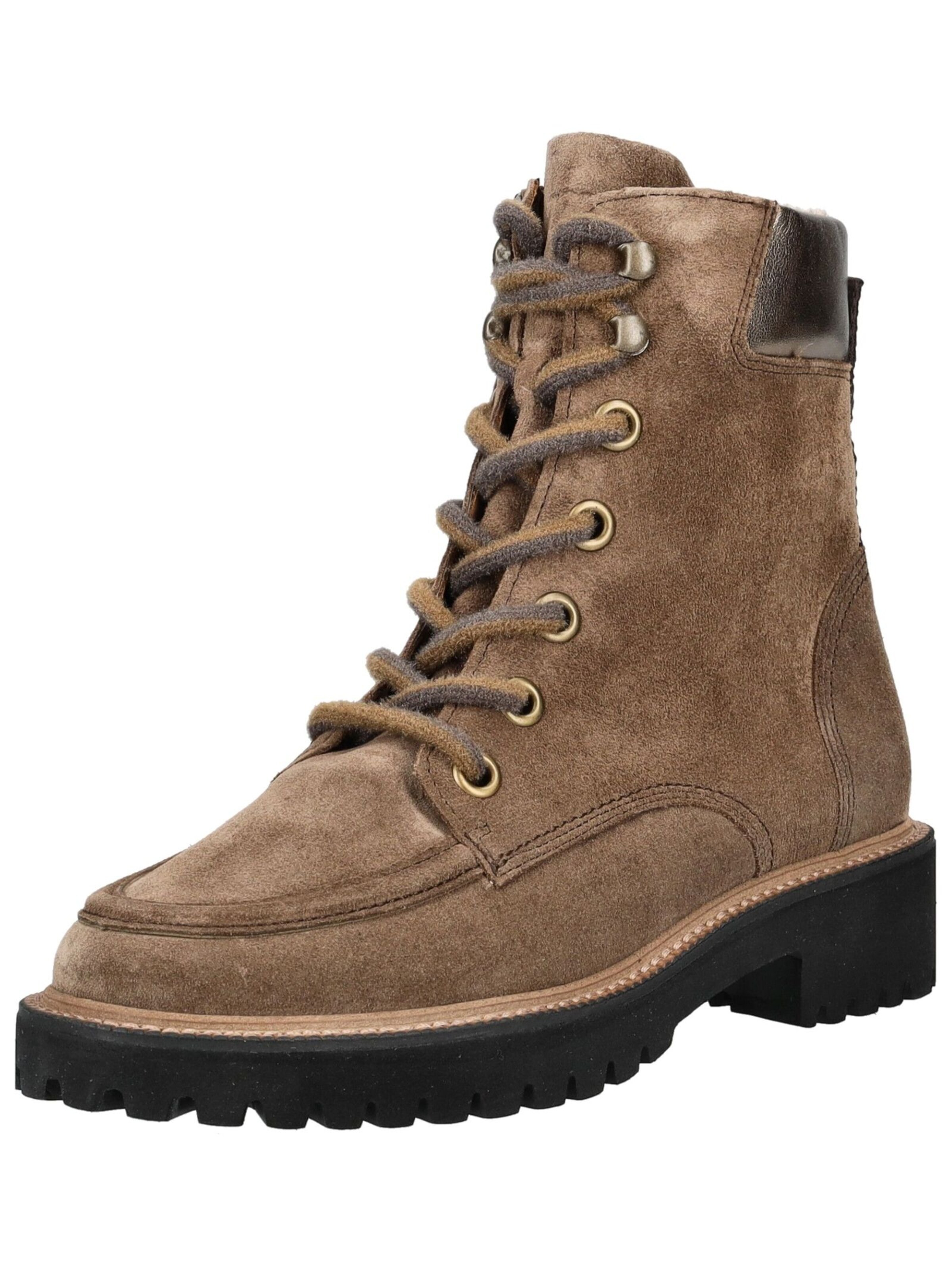 Stivaletto stringato di Paul Green in marrone: frontale