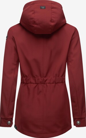 Ragwear Weatherproof jacket 'Monadde' in Red