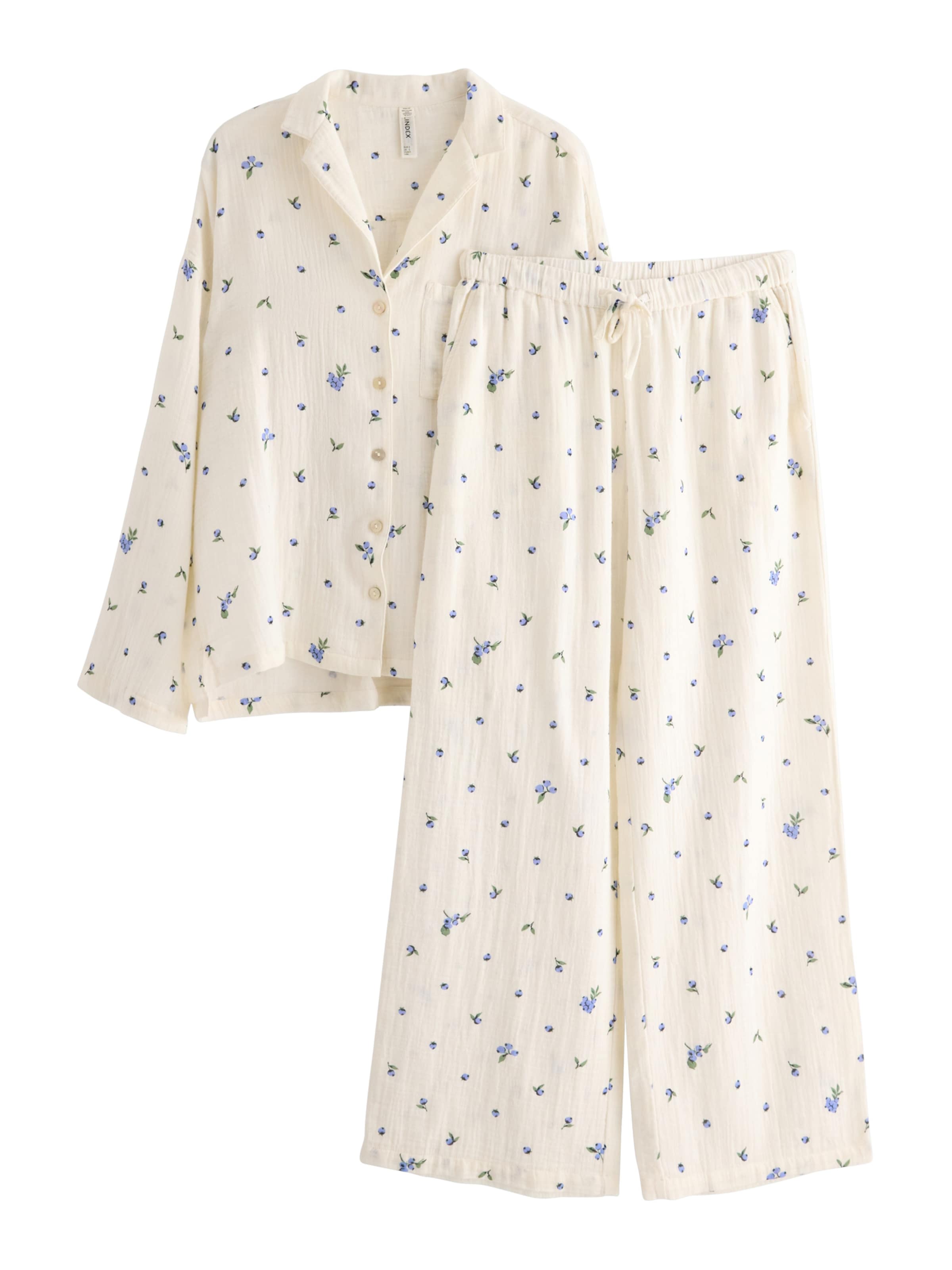 Lindex Πιτζάμα σε λευκό: μπροστά