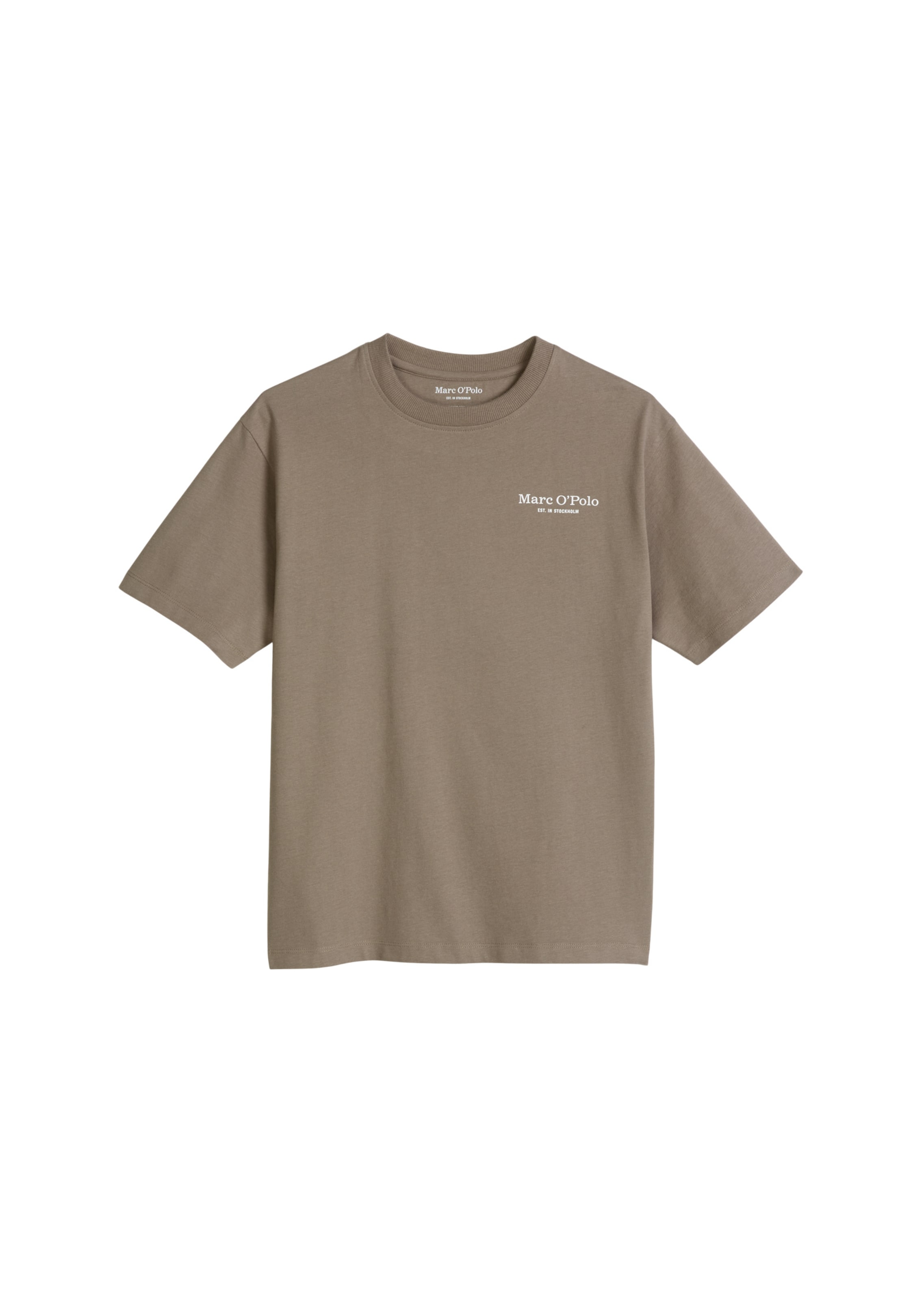T-Shirt Marc O'Polo en marron : devant