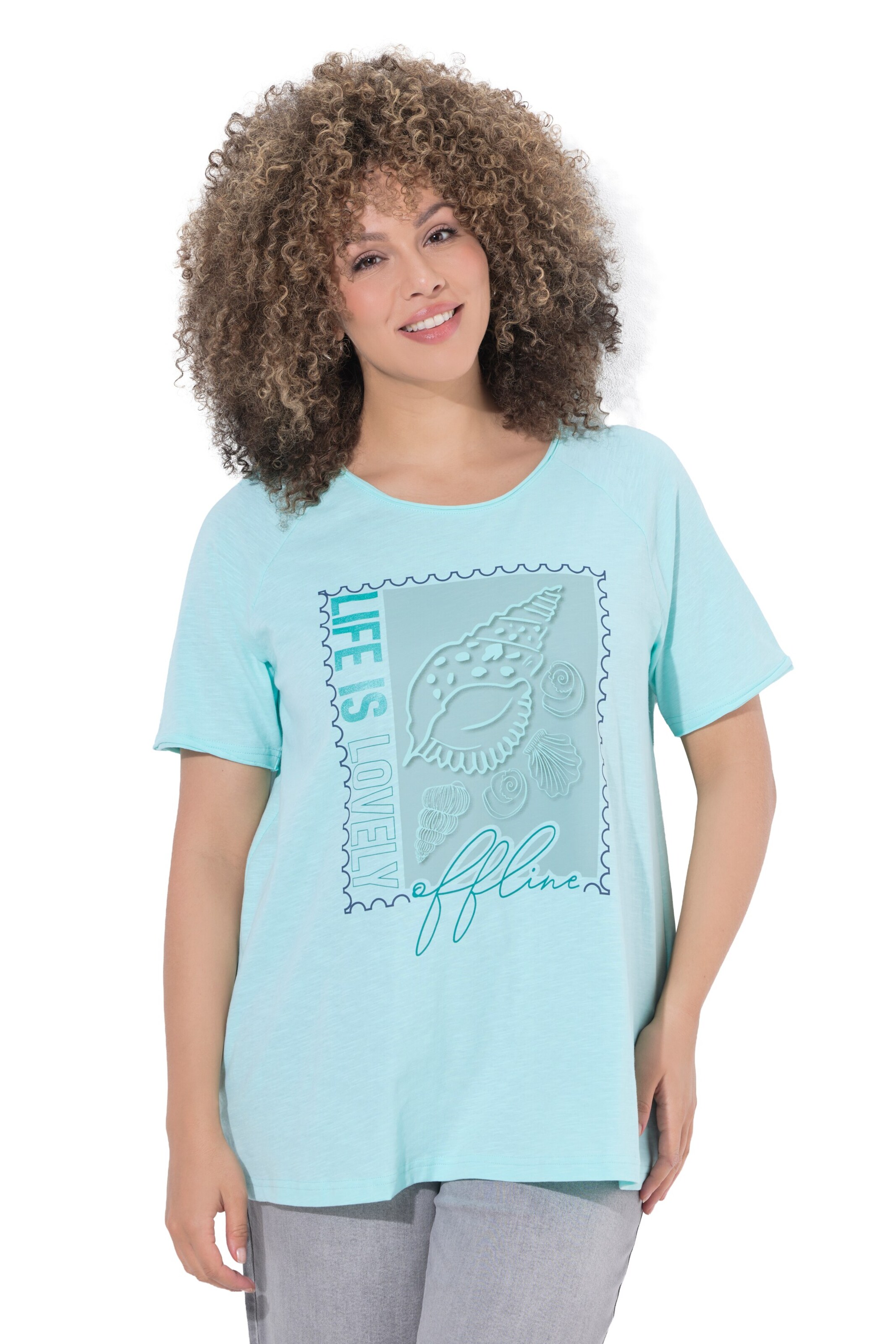 Ulla Popken Shirt in Blue: front