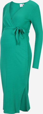 MAMALICIOUS Dress in Green: front