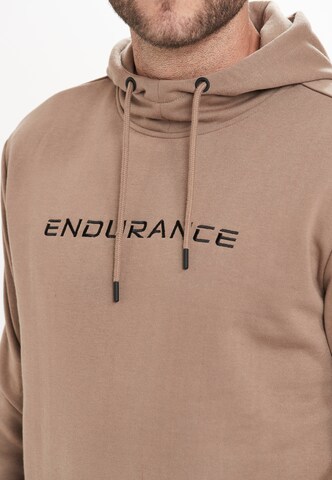 ENDURANCE Athletic Sweatshirt in Brown