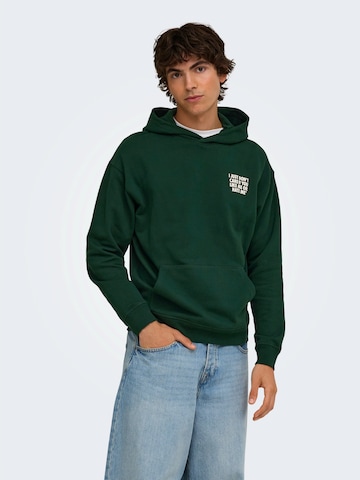 Only & Sons Sweatshirt 'ONSTROY' in Grün
