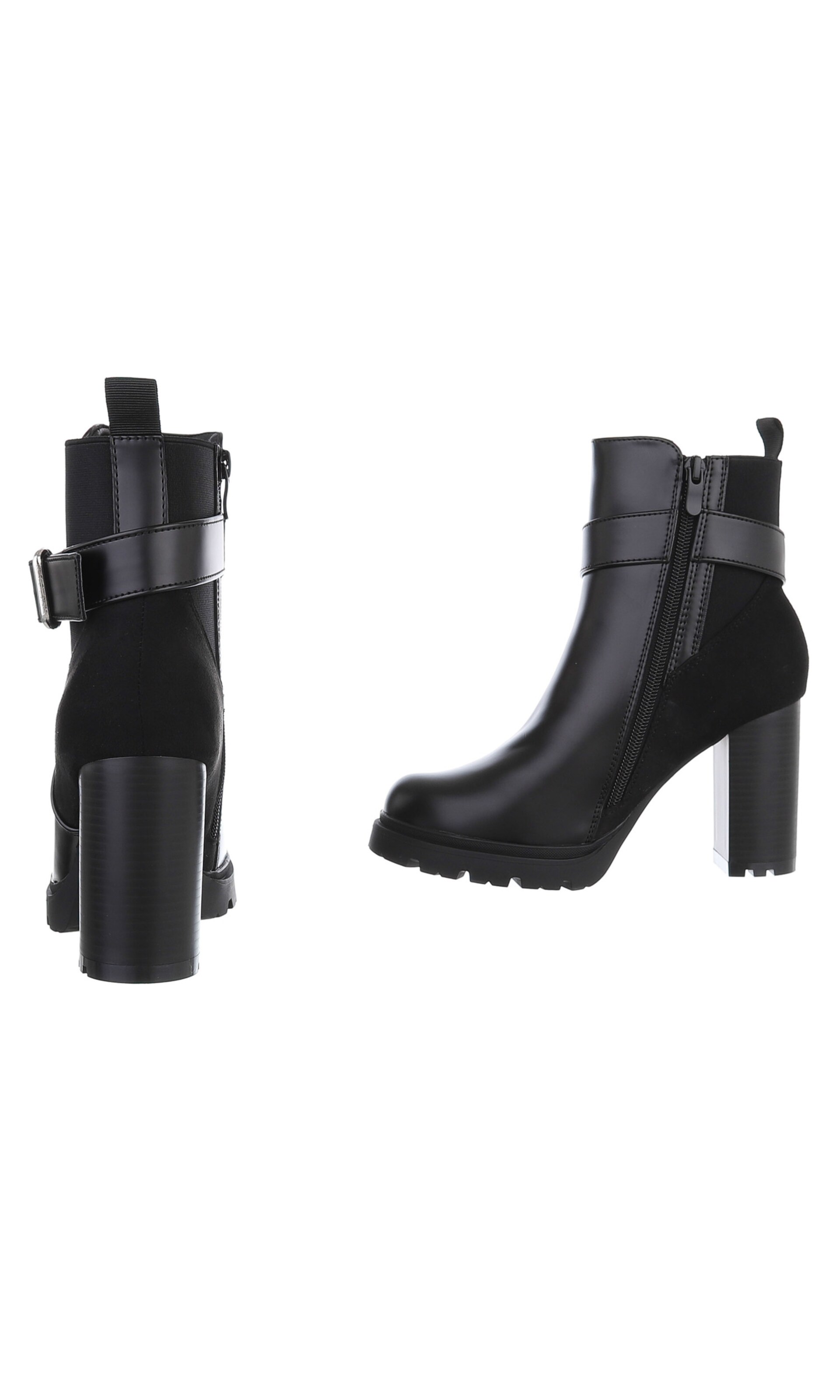 Ital-Design Stiefelette in Schwarz