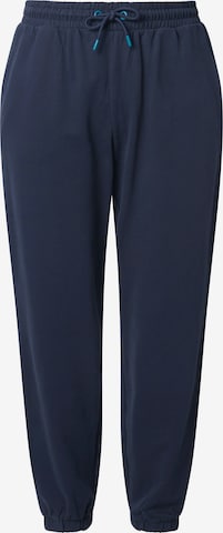 Pantalon Ulla Popken en bleu : devant