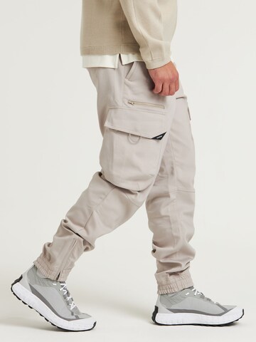 CHASIN' Regular Cargo trousers 'Rift Flow' in Beige