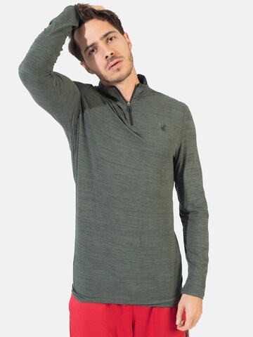 Spyder Athletic Sweatshirt in Green: front