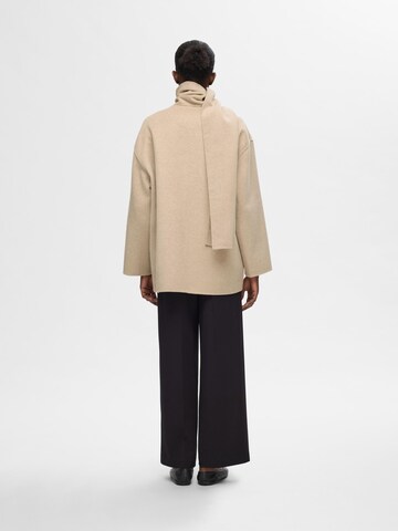 Veste mi-saison SELECTED en beige