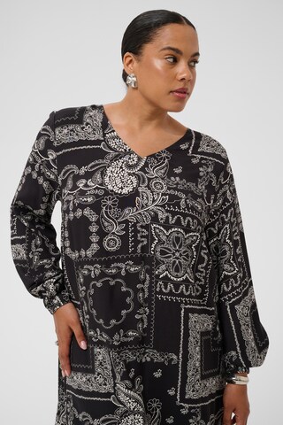KAFFE CURVE Dress in Black