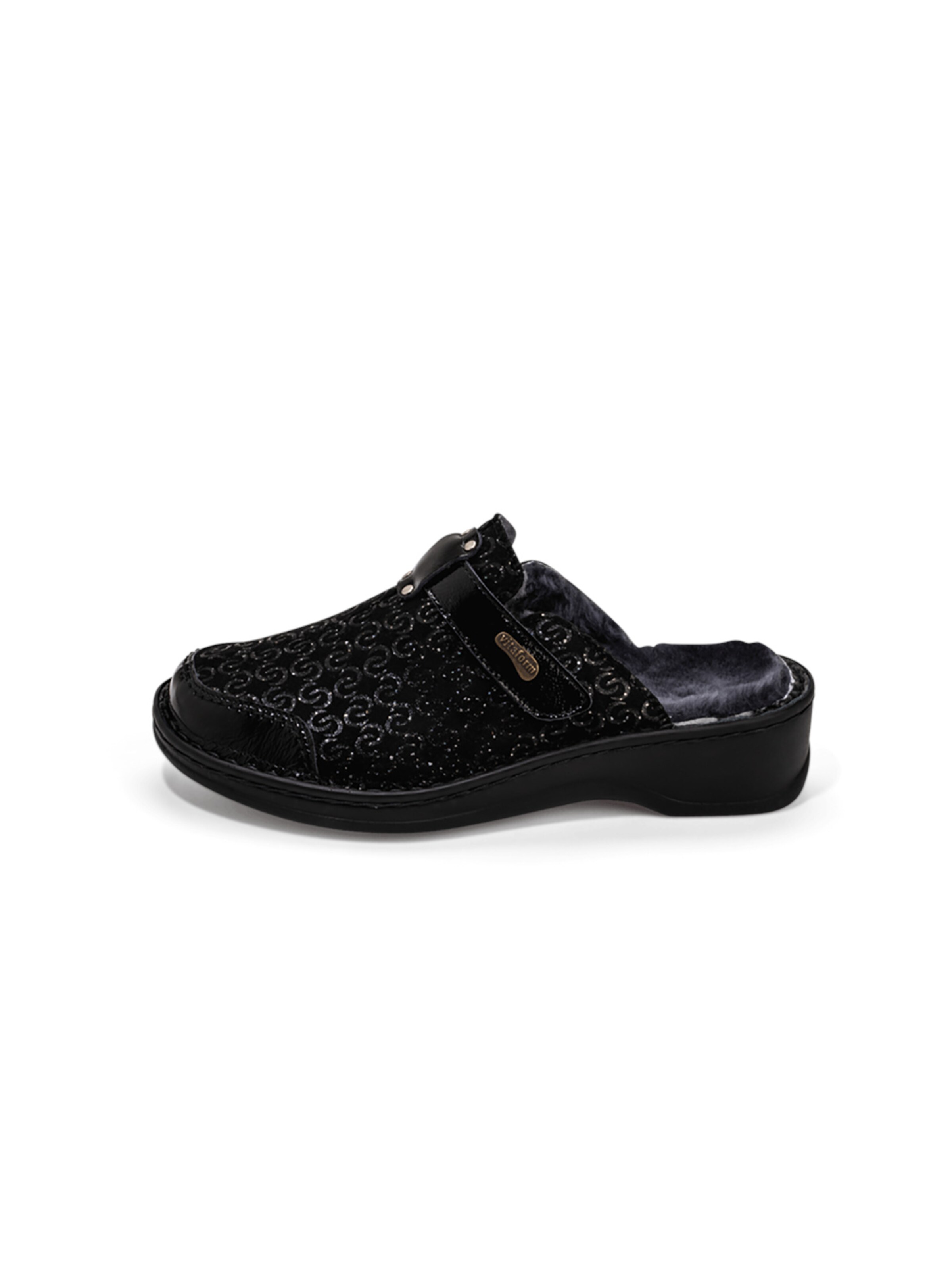 VITAFORM Hausschuh in Schwarz