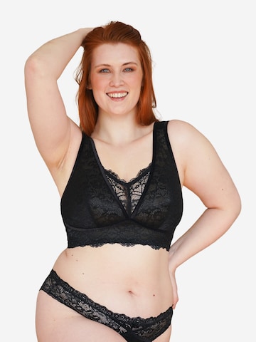 SugarShape Bustier BH 'Eliana' in Zwart: voorkant