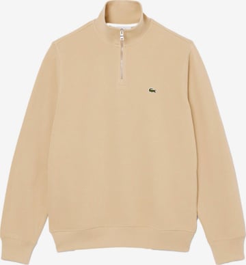 LACOSTE Sweatshirt in Beige: voorkant