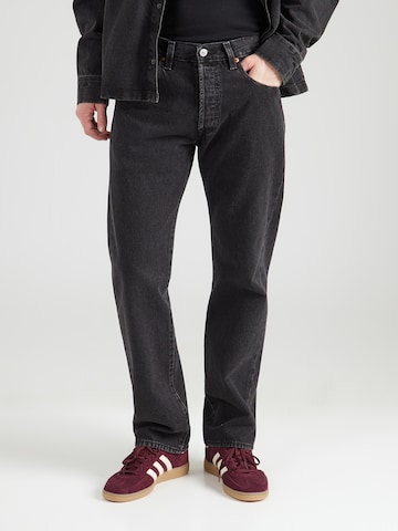 Regular Jean '501® RELAXED' LEVI'S ® en noir : devant