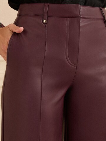 regular Pantaloni di love & roses in rosso