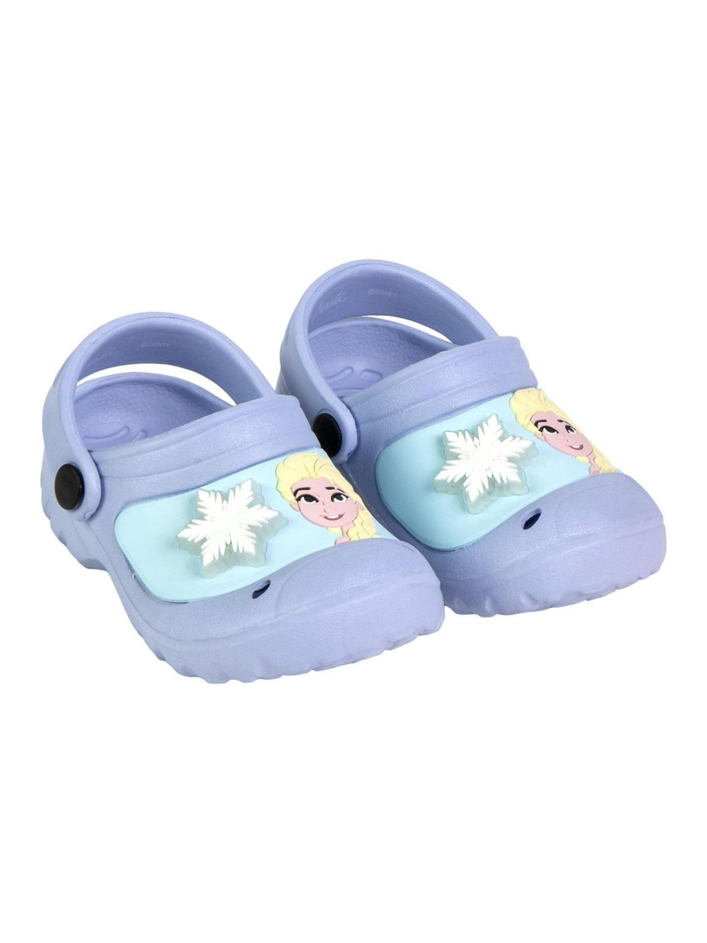 DISNEY Beach & Pool Shoes 'Frozen' in Blue: front