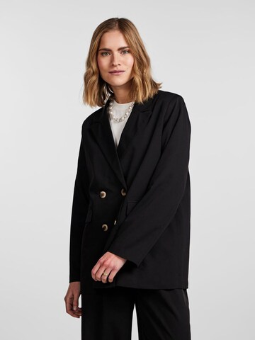 PIECES - Blazer 'Thelma' en negro: frente