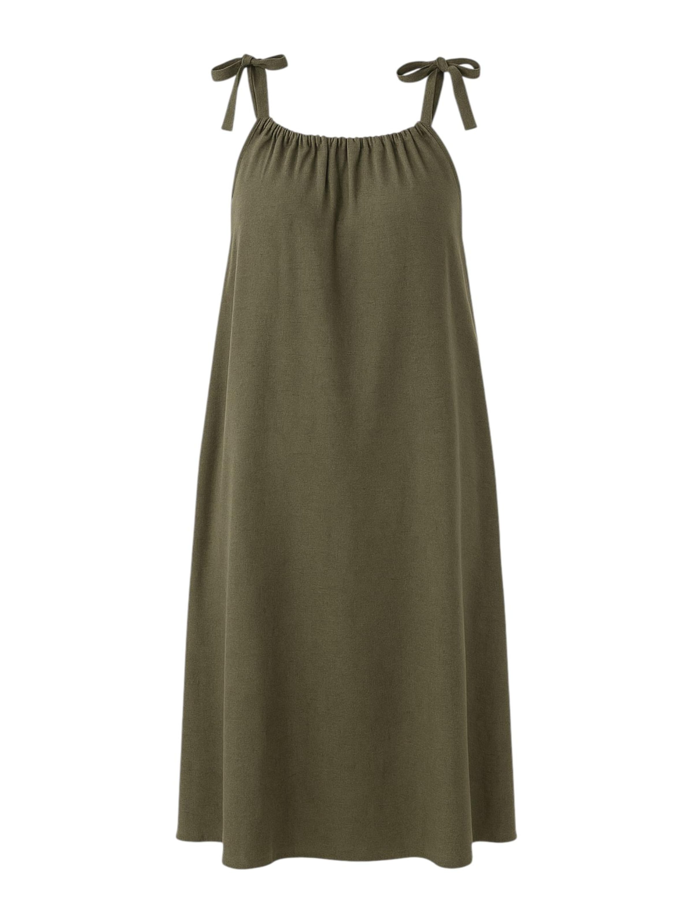 WENOR Sommerkleid 'LEA' in Grün: Vorderseite