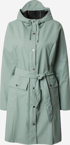 Manteau fonctionnel RAINS en vert : devant