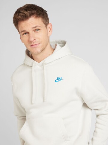 Sweat-shirt 'Club Fleece' Nike Sportswear en beige