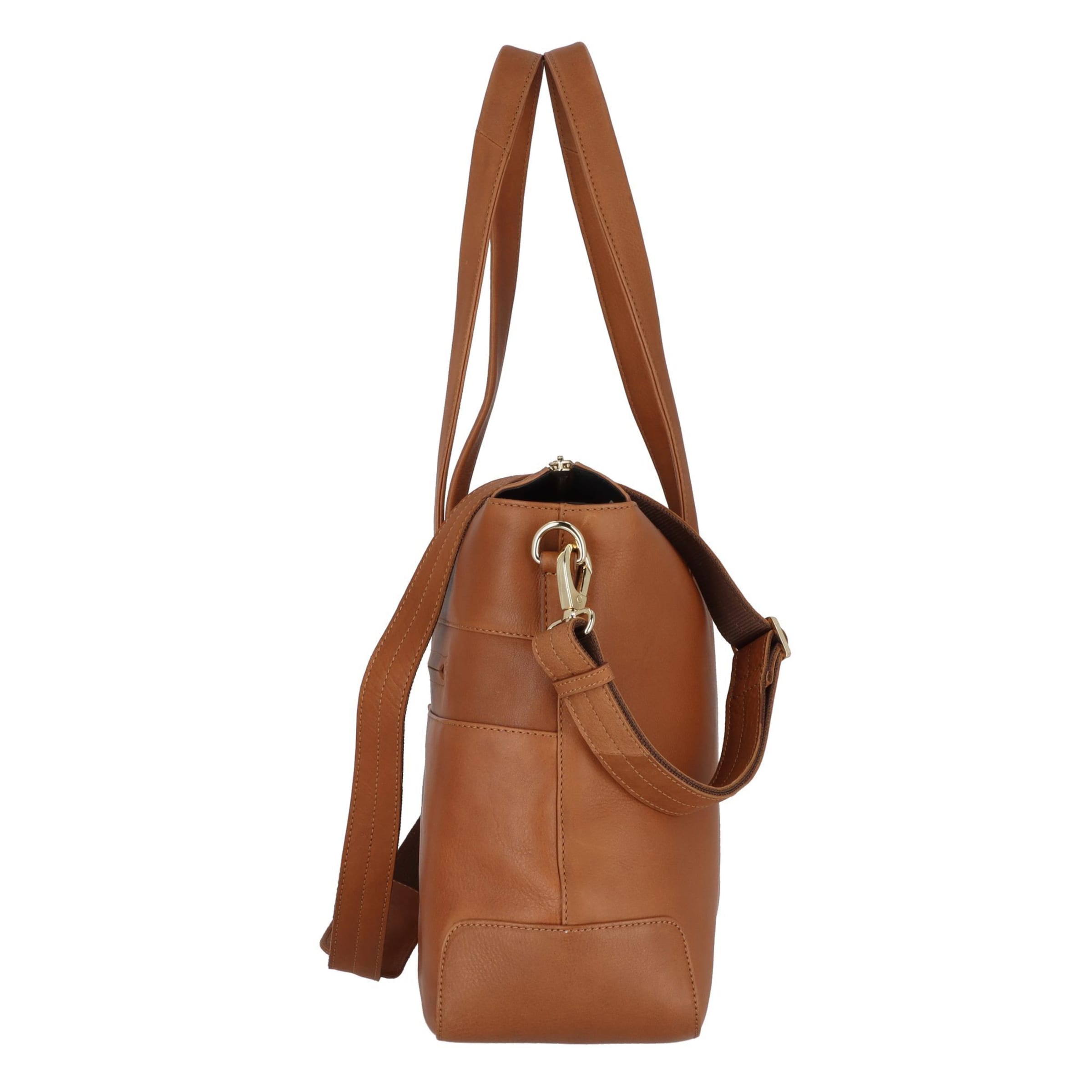 Plevier Document Bag 'Edge' in Brown