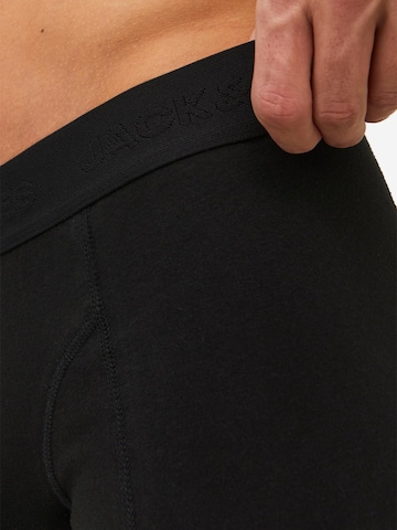 JACK & JONES Boxershorts 'Jacsolid' in Zwart