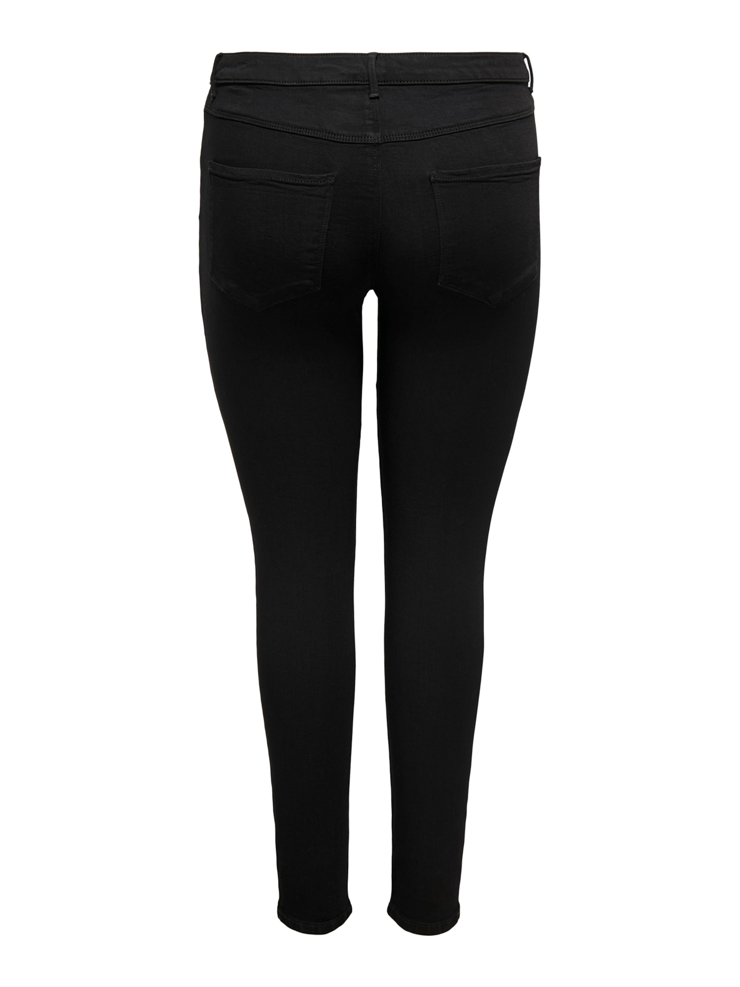 Skinny Jean 'CARTHUNDER' ONLY Carmakoma en noir