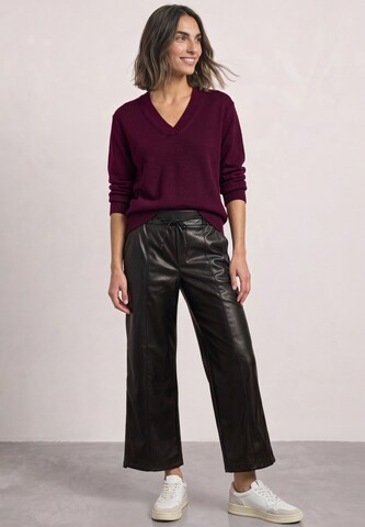 STREET ONE Loose fit Pants in Brown: front