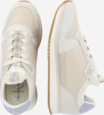 Calvin Klein Jeans Platform trainers in Beige